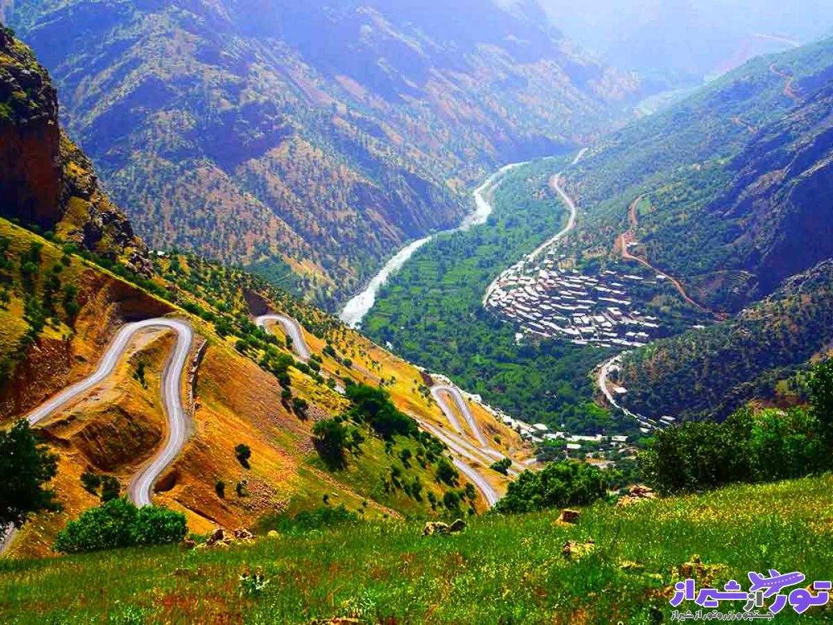 مریوان با طبیعت سرسبز و جنگلی